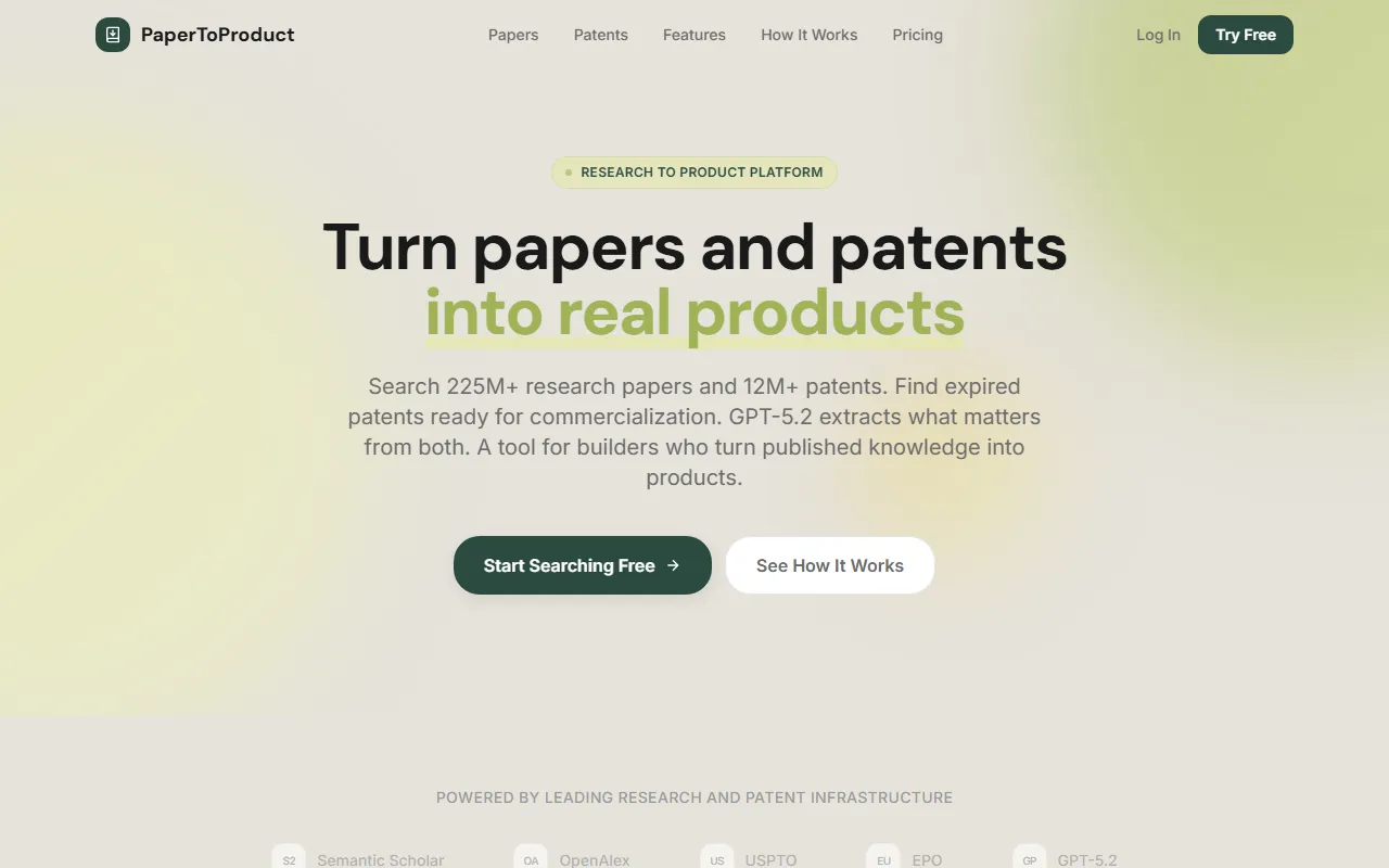 PAPER TO PRODUCT